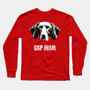 GSP Mom German Shorthaired Pointer Design Long Sleeve T-Shirt